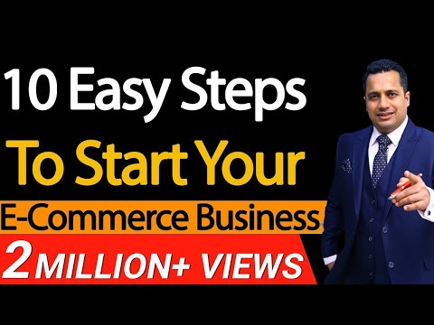 10 Easy Steps To Start Your E-Commerce Business | Dr Vivek Bindra